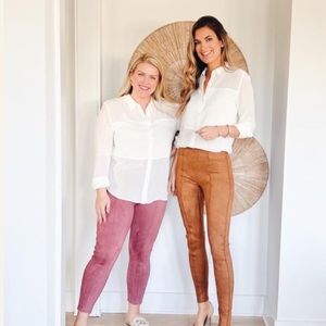 Spanx white button down